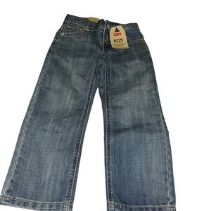 New levi’s boys 505 regular toddler size 4 slim straight leg jeans kids